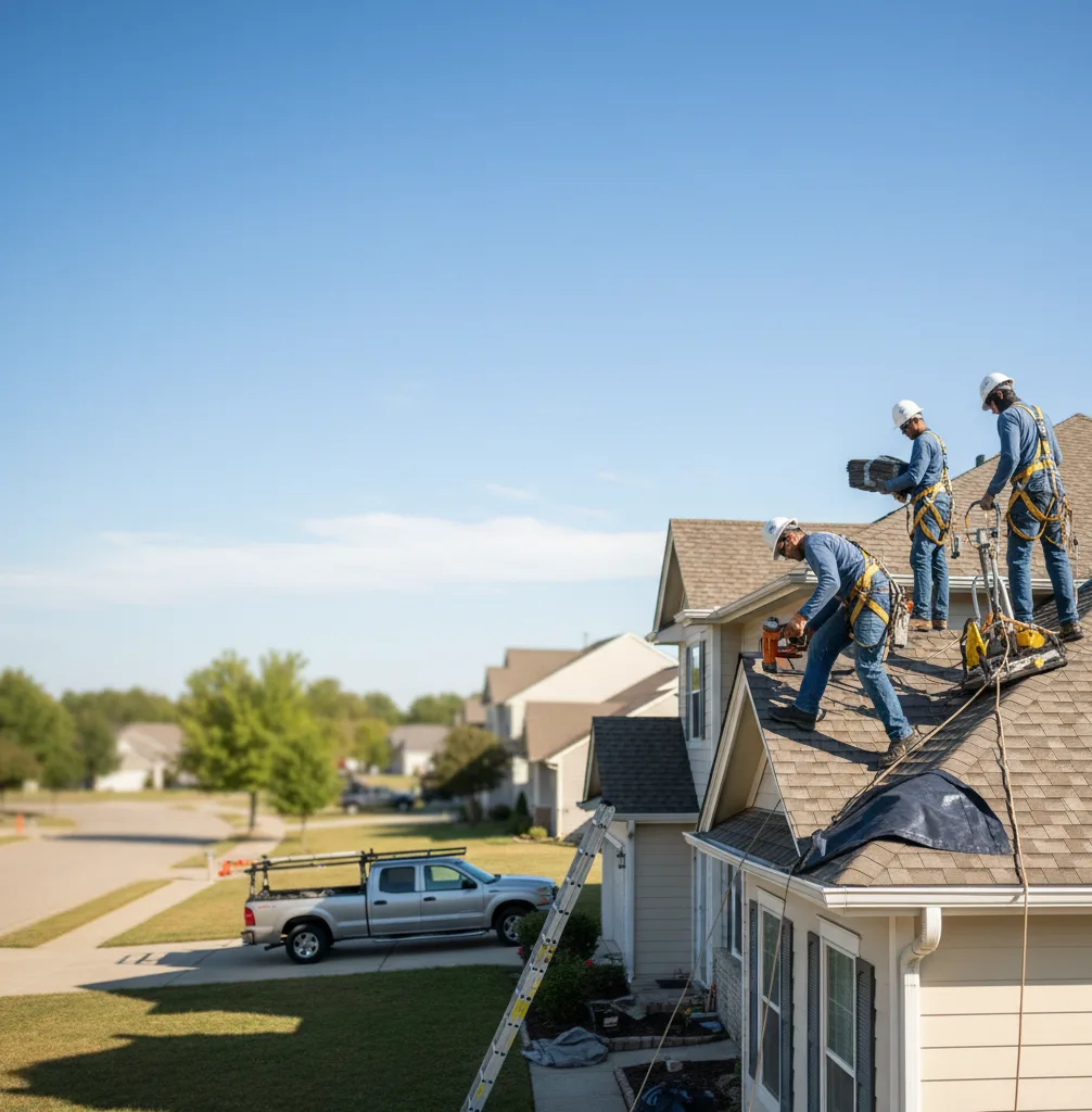 Roof Leak Repair in Martindale, TX